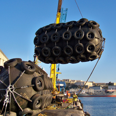 Amortisseurs en caoutchouc pneumatiques horizontaux de dock flottant de STS d'amortisseur