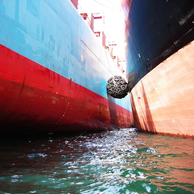 1.5*3.0M Pneumatic Rubber Fender ISO17357-1 : 2014 50kPa Marine Floating For Davit