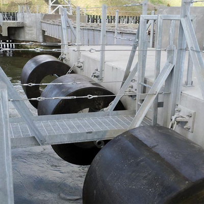 Matériel cylindrique du caoutchouc naturel SBR EPDM d'amortisseurs de bateau d'OEM
