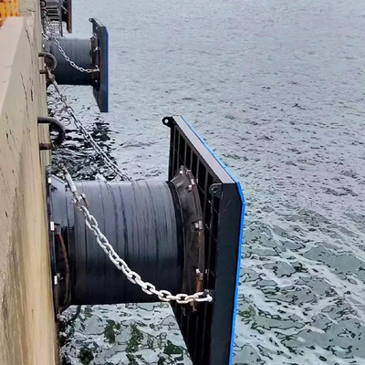 Les ABS délivrent un certificat la protection résistante à l'usure en caoutchouc de dock de jetée de navires de l'amortisseur 1600H de cellules