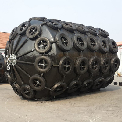 élasticité de 2.5*4.0M Foam Filled Marine Fenders Polyurethane Skin Safety