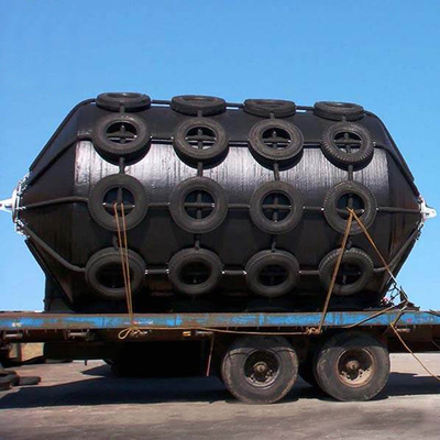 marine Grey Wear Resistant Polyurethane Cover de 1.5*3.0M Floating Foam Fender