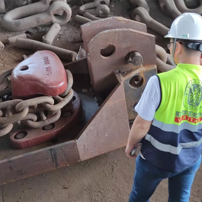 Les bornes standard d'amarrage d'AIPCN ont moulé les 30 tonnes en acier pour le bateau de dock