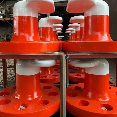 150 tonnes amarrant la fonte Marine Dock Tee Head en acier de bornes