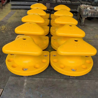 Tête durable de pièce en t amarrant des bornes Marine Cast Iron Qt 450 pièces de bateau de bateau