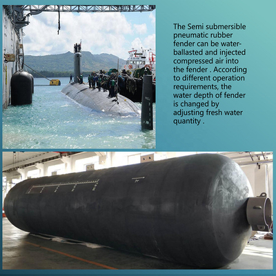 Amortisseurs submersibles semi sous-marins Marine Rubber submersible pneumatique