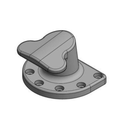 Dock Pier Quay Tee Head Bollard amarrant Marine Cast Iron Qt 450