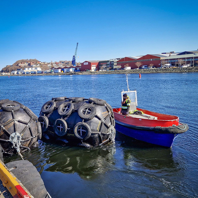 Compression élevée Marine Protection de haut de longévité amortisseur en caoutchouc de dock