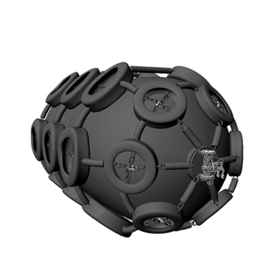 Protège contre les collisions Pneumatique Marine Fenders 50kpa 3,3*6,5m