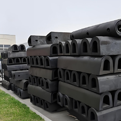 Fenders de type D pour bateaux Fenders en caoutchouc pour bâtiments en acier de quai