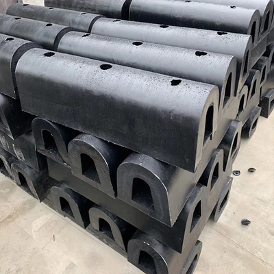 Fenders de type D pour bateaux Fenders en caoutchouc pour bâtiments en acier de quai
