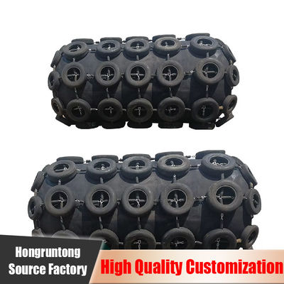 1.5m Pneumatique Fenders Marine Absorption d'énergie élevée résistant aux UV Installation facile
