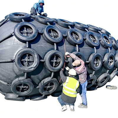 Yokohama Pneumatic Fender Lightweight Shock Absorbing Corrosion Resistant Marine Fender for Offshore Applications