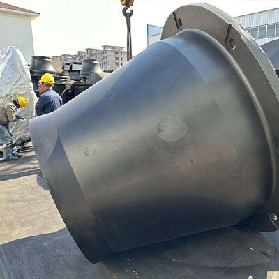 Défenses coniques en caoutchouc avec une performance angulaire stable à haute absorption d'énergie et une force uniformément répartie pour les quais marins