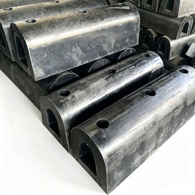 Weather Resistant Solid Structure Bolt Mounting Design D Type Fenders Rubber Dock Bumper